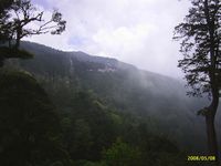 dorp op berg in Alishan